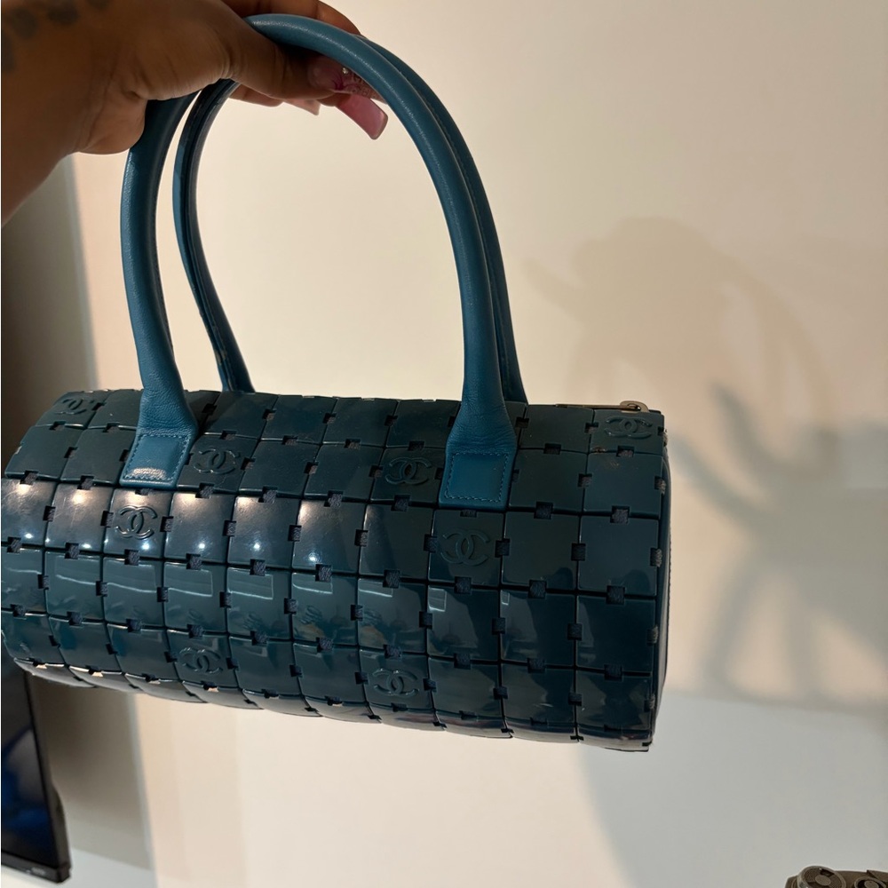 Chanel Teal Shoulder Bag